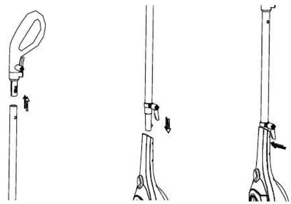 FAGOR FG740N - Fixation du manche - 1