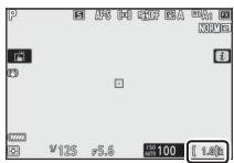 NIKON Z 6 - Number of Exposures Remaining - 1