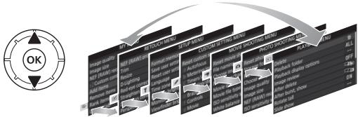 NIKON Z 6 - Select a menu. - 1