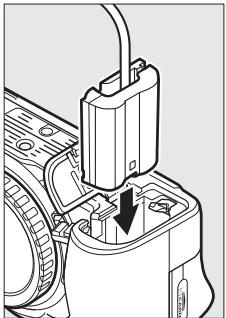 NIKON Z 6 - Insert the EP-5B power connector. - 1