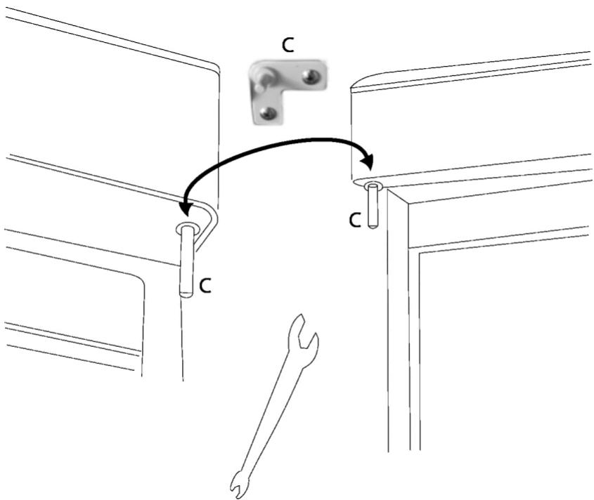 LISTO RCL 185-60B2 - RCL160-50B1 - Inversion du SENS d'ouverture des PORTES - 4
