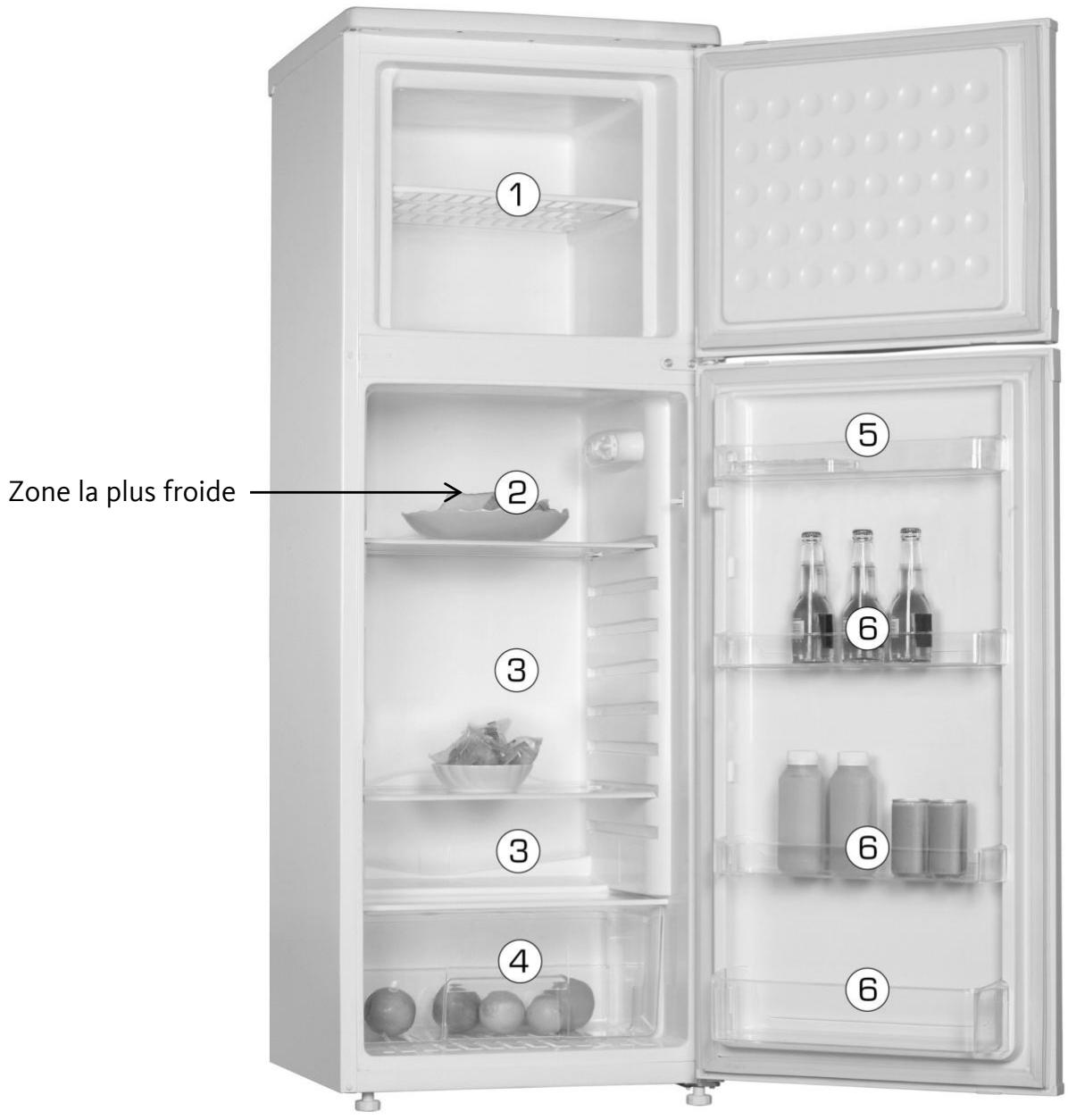 LISTO RTFL85-50B2 - ZONE la plus FROIDE - 2