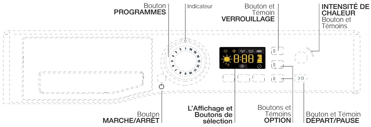 ARISTON FTCF97B6HY - Panneau de commandes - 1