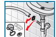 VIVA WFV14A20FF - WFV14B21FF - Flexible d'écoulement au niveau du siphon - 1