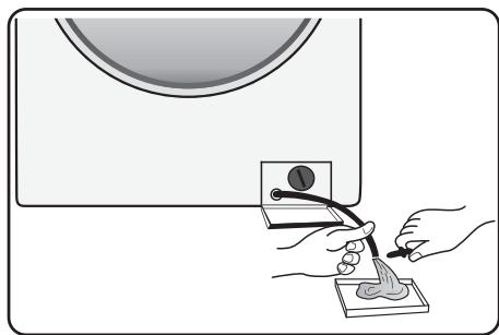 HISENSE WFBL7014V - DRAINING RESIDUAL WATER(depends on model) - 1