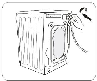 AMICA AWB510LP - Connecting the water supply - 3