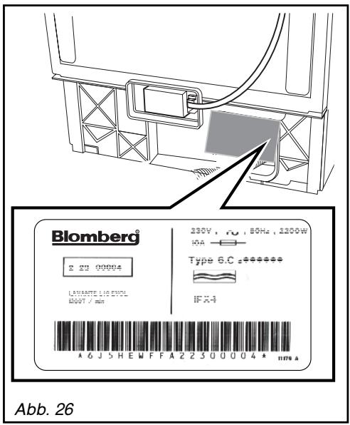 BLOMBERG WDT 6335 - ORIGINAL-ERSATZTEILE - 1