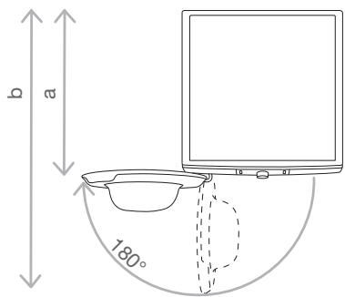 GORENJE W9624J - Ouverture du hublot du lave-linge (vue de dessus) - 1