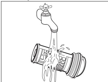 AEG-ELECTROLUX L7FBR842E - Pour nettoyer la pompe,procédez comme suit : - 6