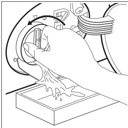 AEG-ELECTROLUX L7FBR842E - Pour nettoyer la pompe,procédez comme suit : - 3