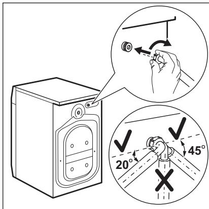AEG-ELECTROLUX L7FBR842E - Tuyau d'arrivée d'eau - 1