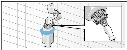 BOSCH WVH28463FF - Filtre bouché dans l'arrivée d'eau - 1