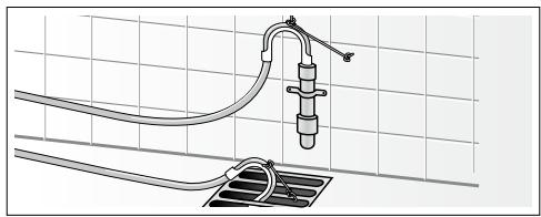 BOSCH WVH28463FF - - Écoulement dans un tuyau en plastique avec manchon en caoutchouc ou dans un avaloir d'égout - 1