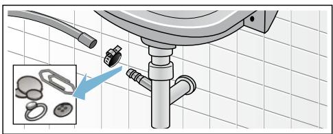 BOSCH WVH28463FF - Flexible d'écoulement bouché au niveau du siphon - 1