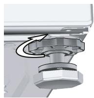 BEKO WCA160 - Réglage des pieds - 5