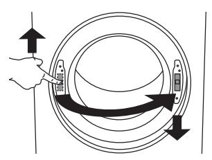 ASKO W2086C.W - Inversion du SENS d'ouverture du HUBLOT - 4