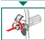 BOSCH WAN28050FF - Préparation et montage des cales de transport : - 4