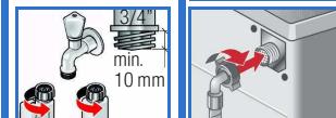 BOSCH WAN28050FF - Pression optimale dans le réseau d'eau : 100-1000 kpa (1-10 bar) (pression optimale) - 2