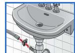 BOSCH WAN28050FF - Vidange dans un siphon : - 3