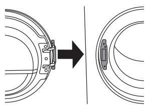 ASKO W4086C LOGIC - Inversion du SENS d'ouverture du HUBLOT - 11