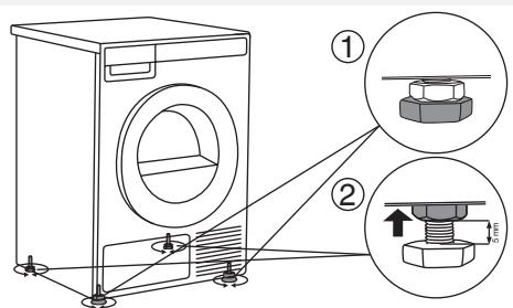 ASKO W4086C LOGIC - Comment monter le sèche-linge sur le lave-linge (ASKO): - 6