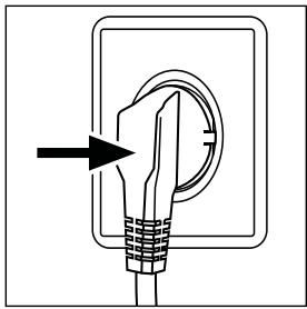 HAIER HW08-CP1439S - Gerät am Hausstromnetz anschliessen - 1