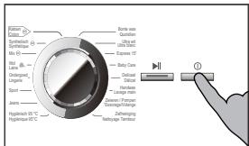 HAIER HW08-CP1439S - Onderbreken - een wasprogramma annuleren - 1