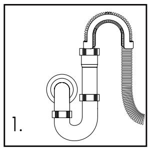 HAIER HW100-1211N-F - TUYAU D'evacuation - 1