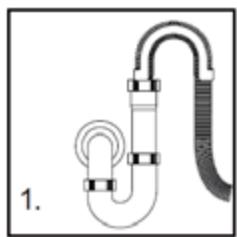 HAIER HW 7014829 - Tubo di scarico - 1