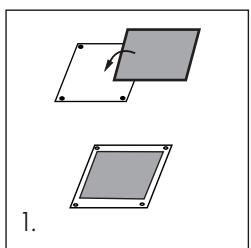 HAIER HW 7014829 - Applicazione del feltrö e installmente del pannello di plastica - 1