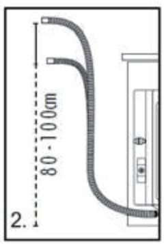 HAIER HW 7014829 - Drain Hose - 2