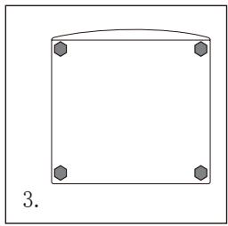HAIER HW 7014829 - Paste the felts and install the plastic board - 3