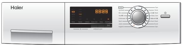 HAIER HW 7014829 - Selecting program - 1
