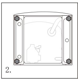 HAIER HW 7014829 - Paste the felts and install the plastic board - 2