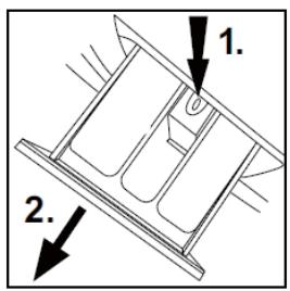 HAIER HW 7014829 - Cleaning the detergent drawer - 1