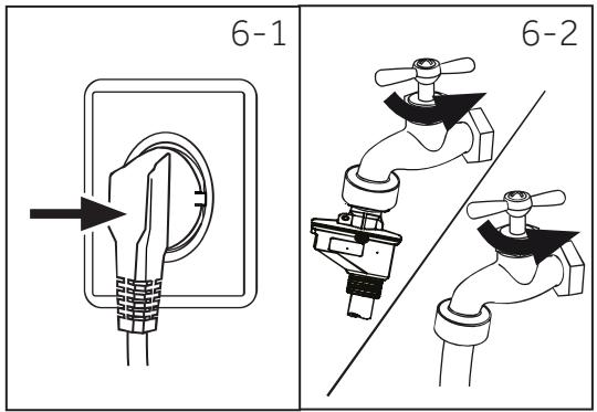 HAIER HW60-1411N - Raccordement d'eau - 1