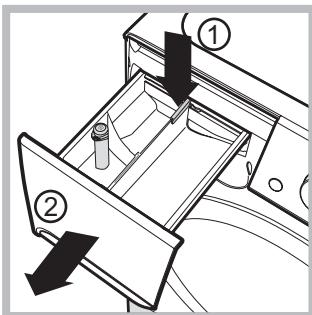 INDESIT BIWMIL71252EU - Reinigung der Waschmittelschublade - 1