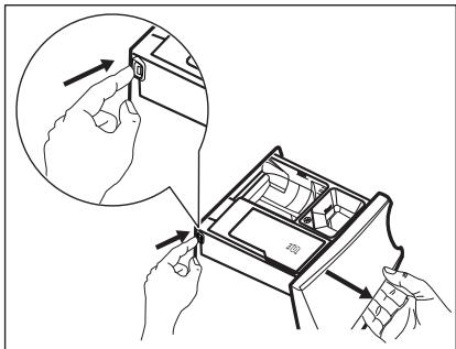 AEG-ELECTROLUX L9FEC969S  -  L9FER942C - Élimination du détergent et autres additifs du compartment pour le sel régénérant - 1