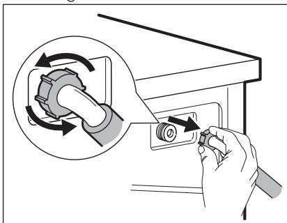 AEG-ELECTROLUX L9FEC969S  -  L9FER942C - Nettoyage du tuyau d'arrivée d'eau et du filtr de la vanne - 2