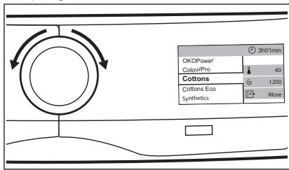 AEG-ELECTROLUX L9FEC969S  -  L9FER942C - Réglage d'un programme - 1