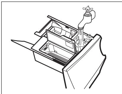 AEG-ELECTROLUX L8FEE845X  -  L8FEE96S -  L8FER842E -  L8FER942C -  L8FER962C -  L8FE86484 - Nettoyage du distributeur de produit de lavage et du compartment pour le sel régénérant - 4