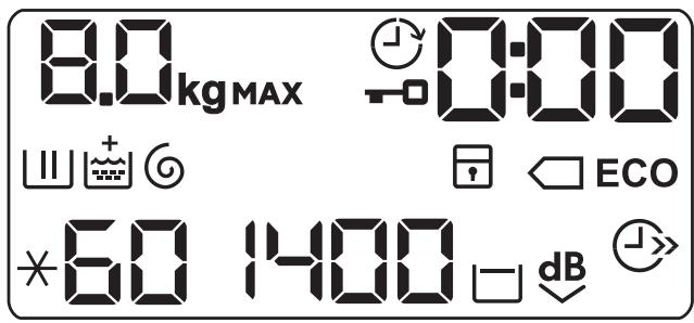AEG-ELECTROLUX L63470FL  -  L6468AFL -  L68480FL - Affichage - 1