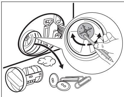 AEG-ELECTROLUX L6FBI74TS  -  L6FBI84T -  L6FBI84W - Procesder comme suit pour le nettoyage de la pompe : - 6