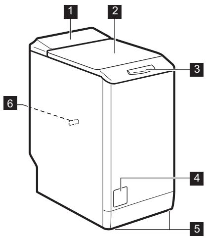 ELECTROLUX EW7T3369HZD  -  EW7T3733BO - Vue d'ensemble de l'appareil - 1
