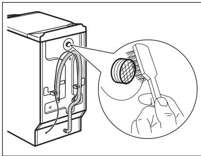 ELECTROLUX EW6F5120WS  -  EW6F5842RA -  EW6F5941EP - Nettoyage du tuyau d'arrivée d'eau et du filtrre de la vanne - 3