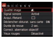 CANON EOS 250D - Utilisation des menus - 2