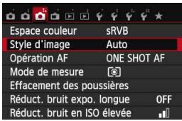 CANON EOS 250D - MENU réglage de la sensibilité ISO maximale pour [ISO AUTO] ☆ - 2