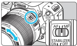 CANON EOS 250D - MF : mise au point manuelle - 1