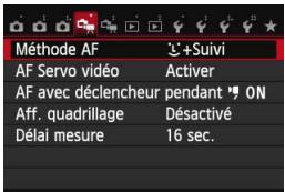 CANON EOS 250D - MENU réglages des fonctions du MENU - 1