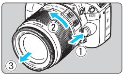 CANON EOS 250D - Retrait de l'objectif - 1